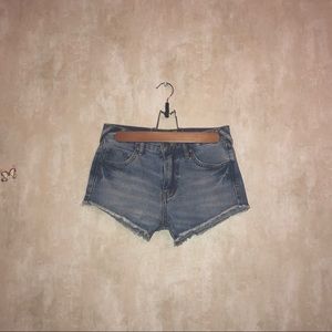 Free People Denim Cutoff Shorts